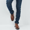 Derbies à lacets à bout carré marron homme