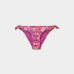 Bas de maillot de bain noeuds violet femme