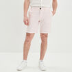 Bermuda chino regular rose homme