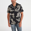Chemise manches courtes Liberto noir homme