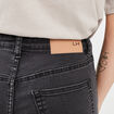 Jeans skinny 7/8ème denim noir femme