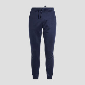 Jogging ajusté à coulisse bleu marine homme