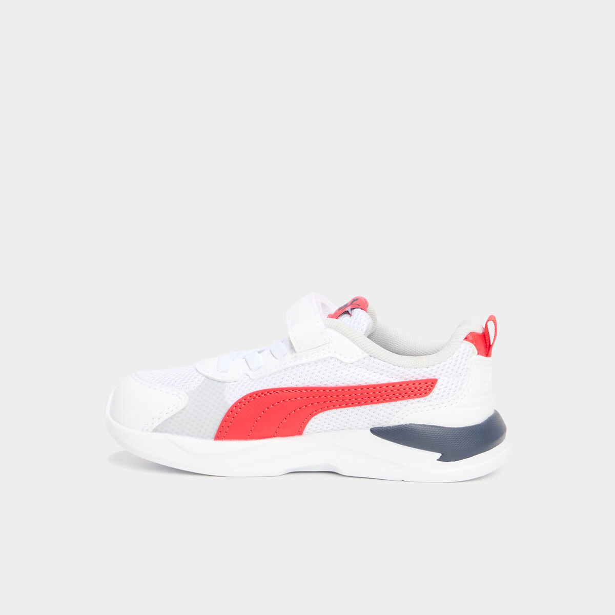 Baskets running &agrave; scratchs Puma rouge gar&ccedil;on