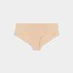 Culotte microfibre sans coutures beige femme