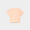 T-shirt manches courtes coton Vaiana orange fluo fille