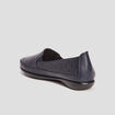 Mocassins perfor&eacute;es bleu marine femme