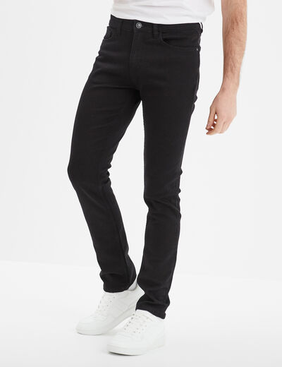 Jean stretch coupe slim denim noir homme