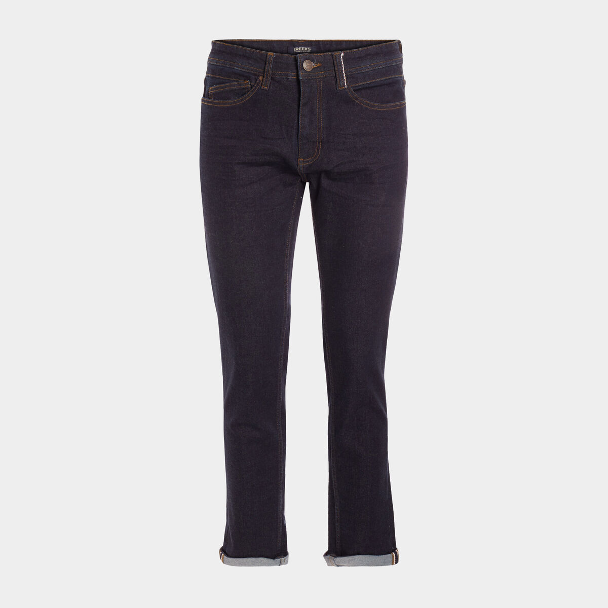 Jeans slim 5 poches denim brut homme