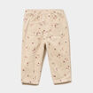Pantalon effet velours c&ocirc;tel&eacute; coton ficelle b&eacute;b&eacute; fille