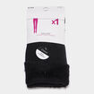 Collants doubl&eacute;s fausse fourrure noir femme