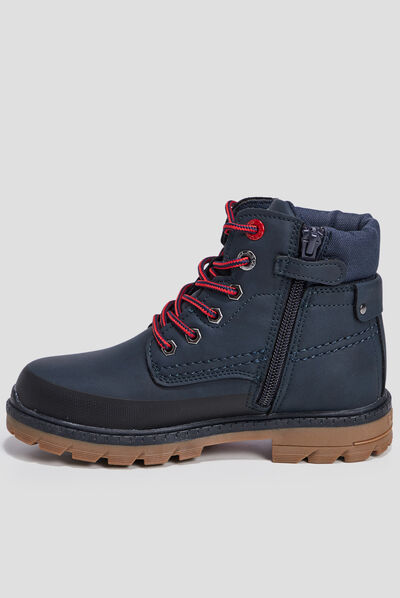 Bottines à lacets Levi's bleu marine garçon