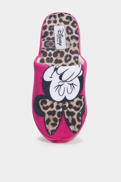 Chaussons mules Minnie rose femme