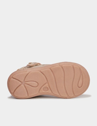 Bottillons zippés avec lacets marron bébé garçon
