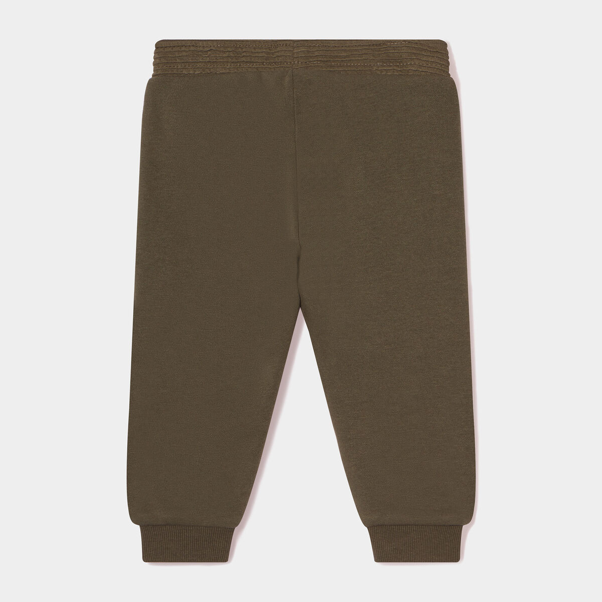 Jogging molleton taille élastiquée vert kaki bébé garçon