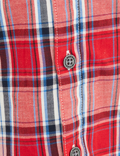 Chemise manches longues Creeks blanc garçon