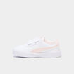 Tennis &agrave; scratchs Puma Carina 3.0 Floral rose clair fille