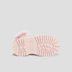 Bottines &agrave; scratchs fausse fourrure rose b&eacute;b&eacute; fille