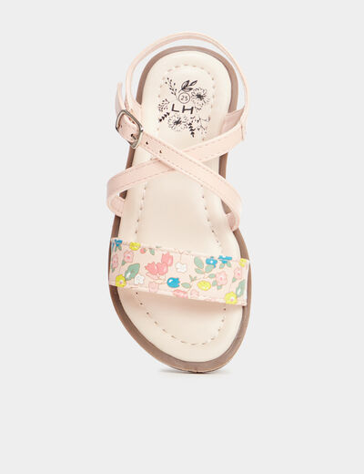 Sandales rose clair fille