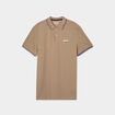 Polo avec broderie poitrine coton Creeks taupe homme