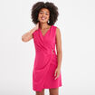 Robe portefeuille boucle Mosquitos rose fushia femme