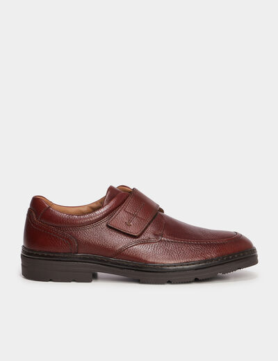 Derbies en cuir marron homme