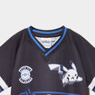 T-shirt col en V manches courtes Pok&eacute;mon noir gar&ccedil;on