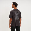 T-shirt 1 poche manches courtes coton gris fonc&eacute; homme