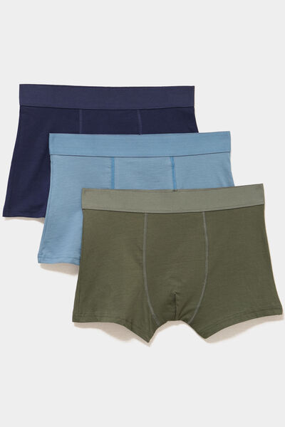 Lot 3 boxers vert homme