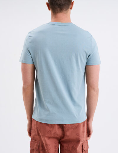 T-shirt manches courtes coton gris homme