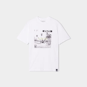 t shirt manches courtes liberto blanc homme T-shirt manches courtes Liberto blanc homme