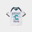 T-shirt col en V Minecraft blanc gar&ccedil;on