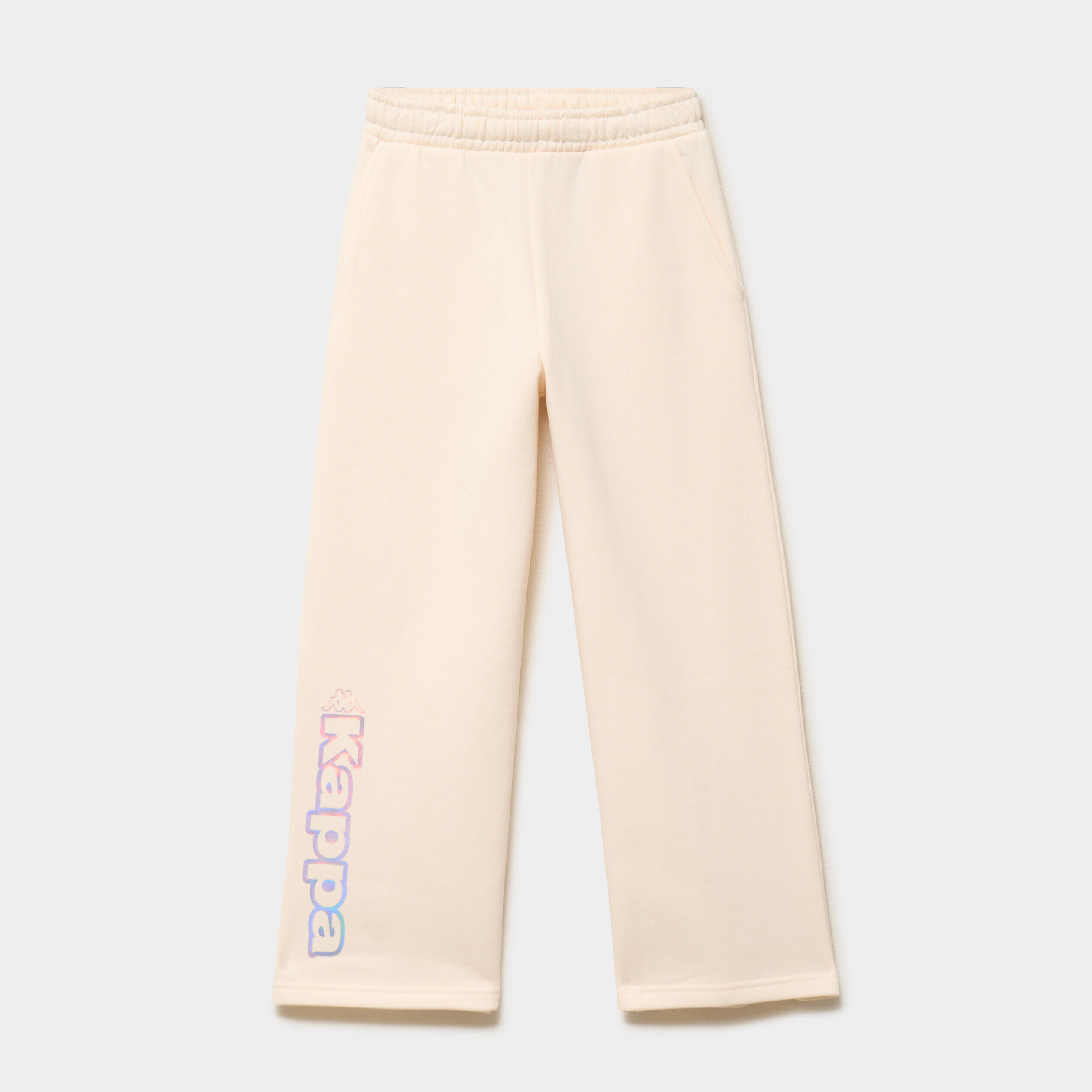 Pantalon de jogging flare Kappa creme fille