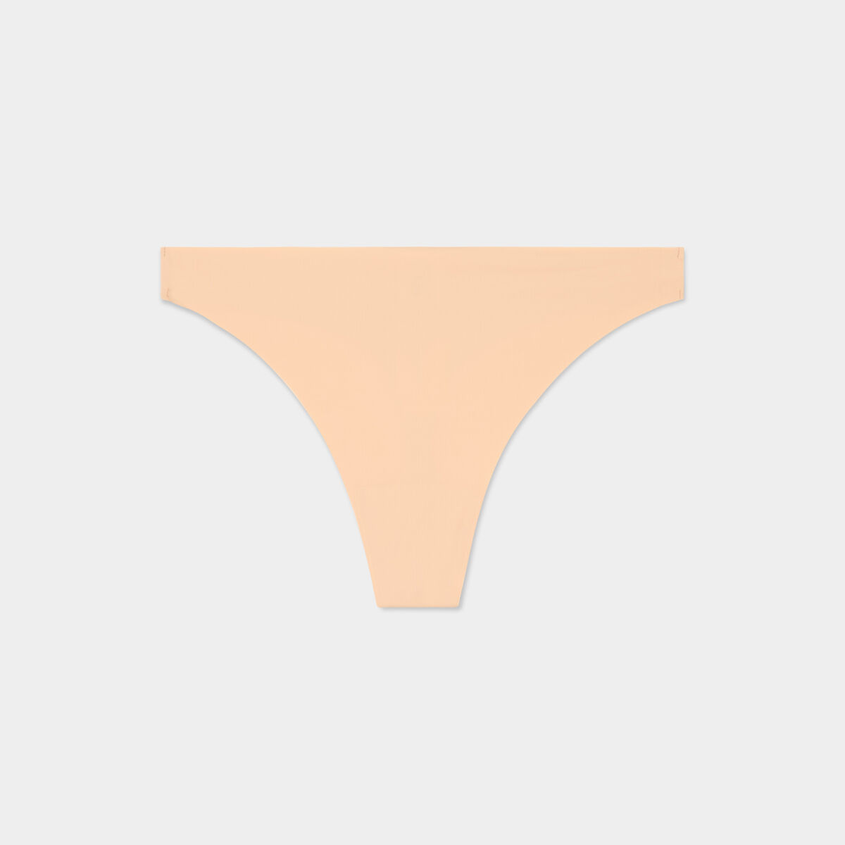 String sans couture beige femme