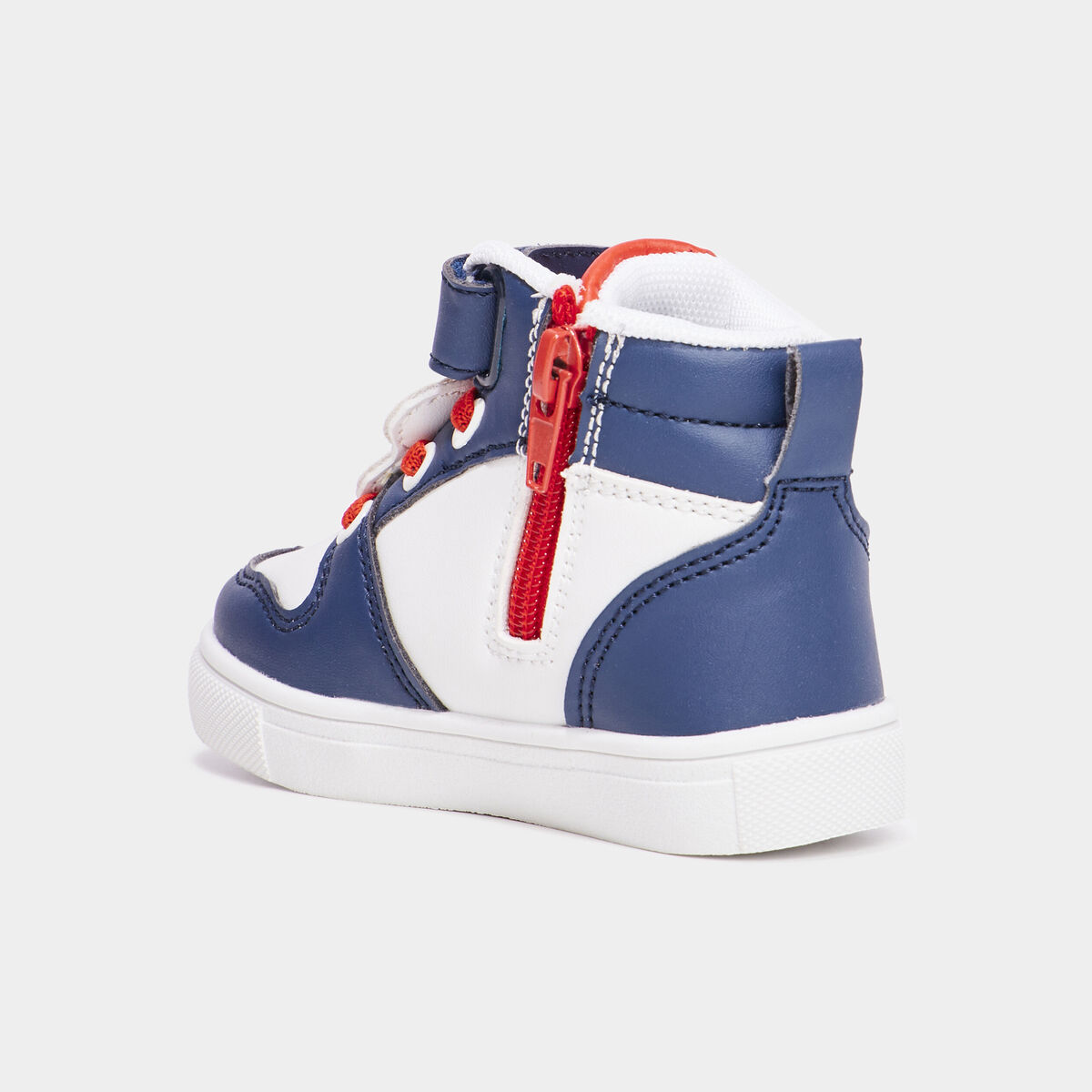 Baskets montantes zippées Mickey multicolore bébé garçon