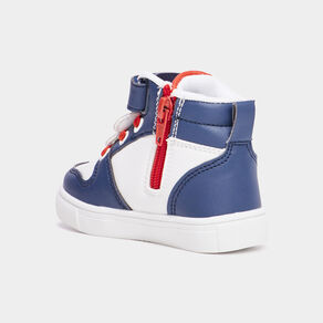 baskets montantes zippees mickey multicolore bebeg Baskets montantes zippées Mickey multicolore bébé garçon