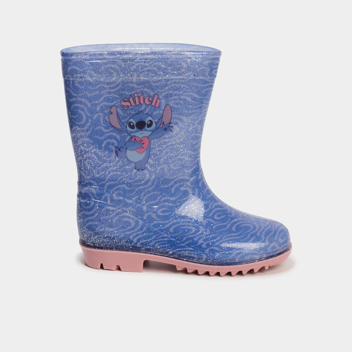 Bottes de pluie Stitch bleu fille