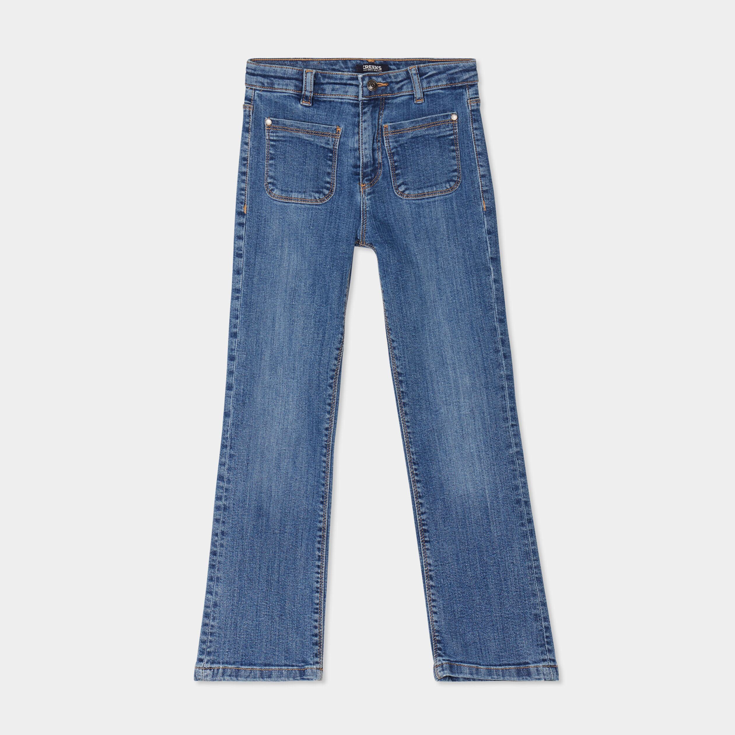 Jean bootcut fille taille 7A pas cher