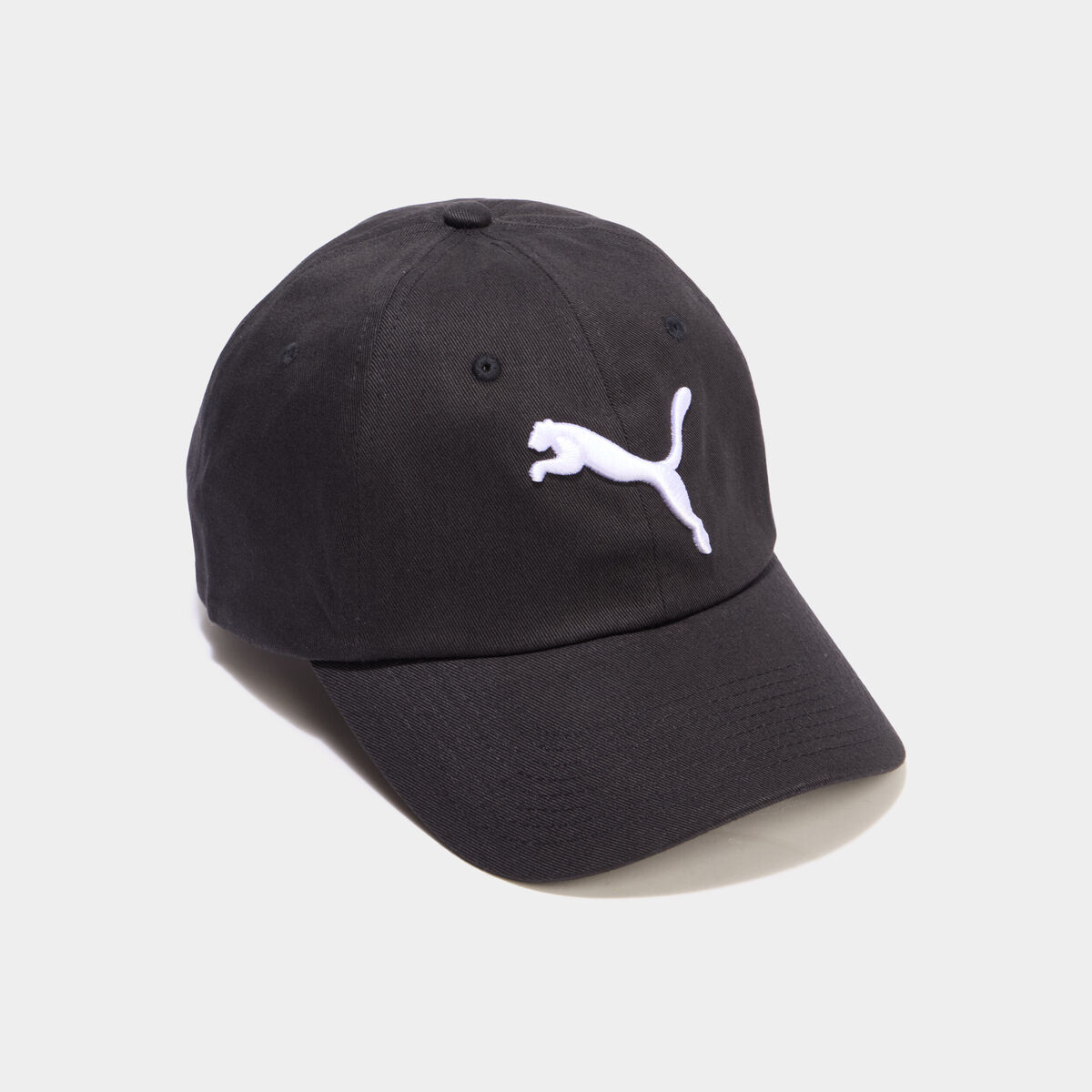 Casquette Puma logo r&eacute;glable en coton noir homme