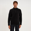 Sweat polaire col camionneur noir homme