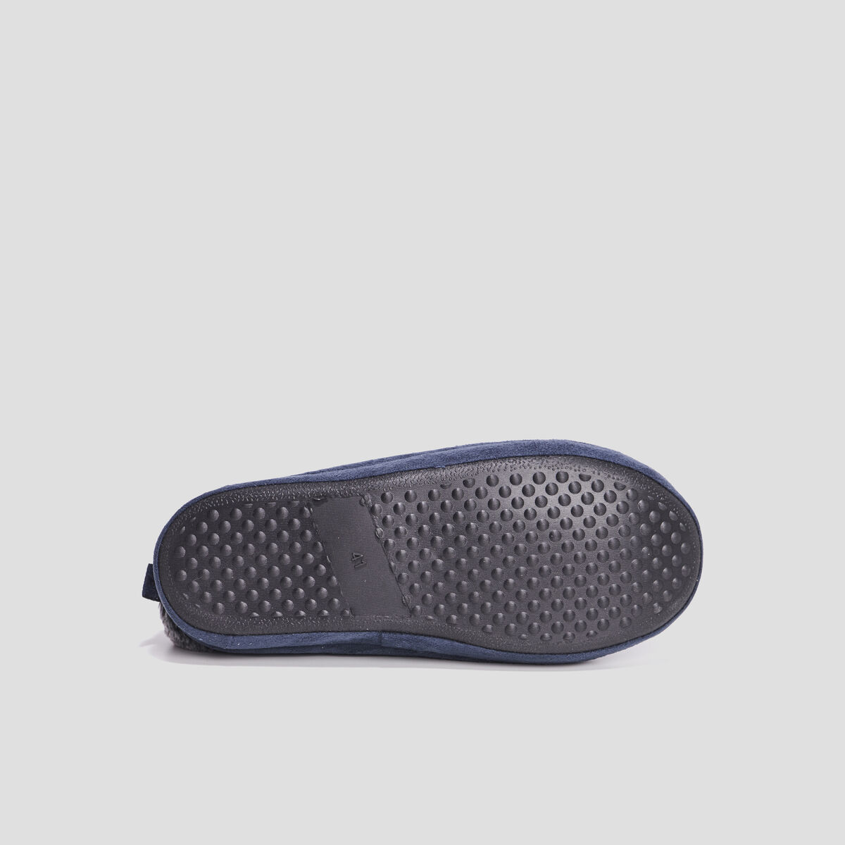 Chaussons emboîtant à col bleu homme