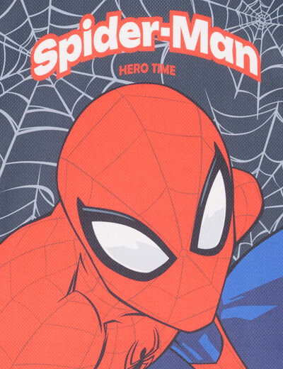 T-shirt manches courtes Spider-Man noir garçon