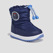 Bottes de neige cordon de resserrage bleu marine bébé garçon