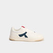 Baskets &agrave; lacets semelle plate multicolore homme