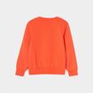 Sweat col rond manches longues orange garçon
