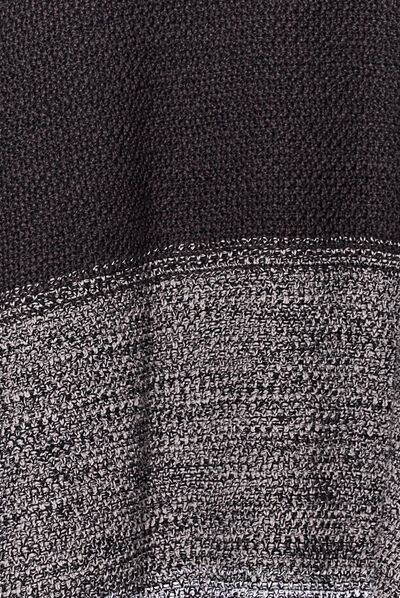 Pull col rond manches longues Liberto gris foncé homme