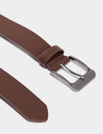 Ceinture marron cognac homme