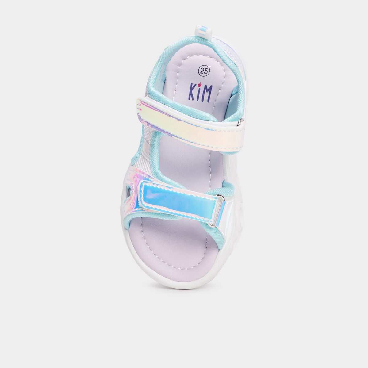 Sandales holographiques KIM multicolore fille