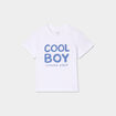 T-shirt manches courtes coton blanc bébé garçon