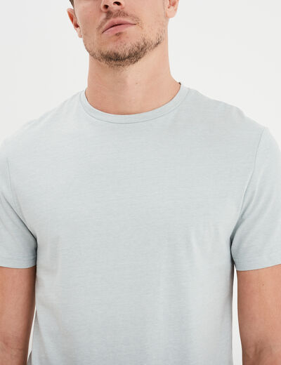 T-shirt col rond manches courtes Creeks gris homme
