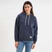 Sweat &agrave; capuche hoodie bleu fonc&eacute; femme